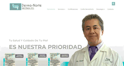 Desktop Screenshot of dermanorte.com.mx